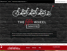 Tablet Screenshot of fifthwheelcatering.com